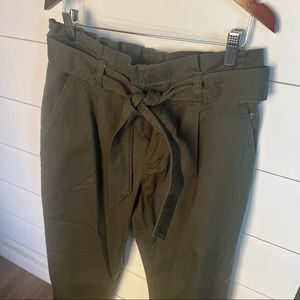 Loft Paperbag Taper Pants